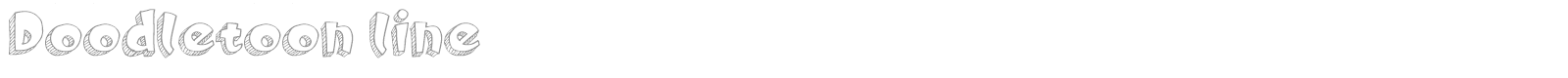 Doodletoon font preview